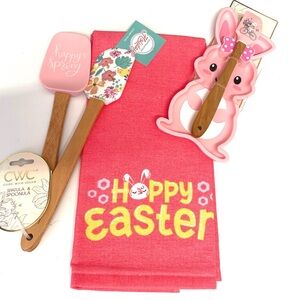 CWC Pink Bunny Spatula and Mold Set